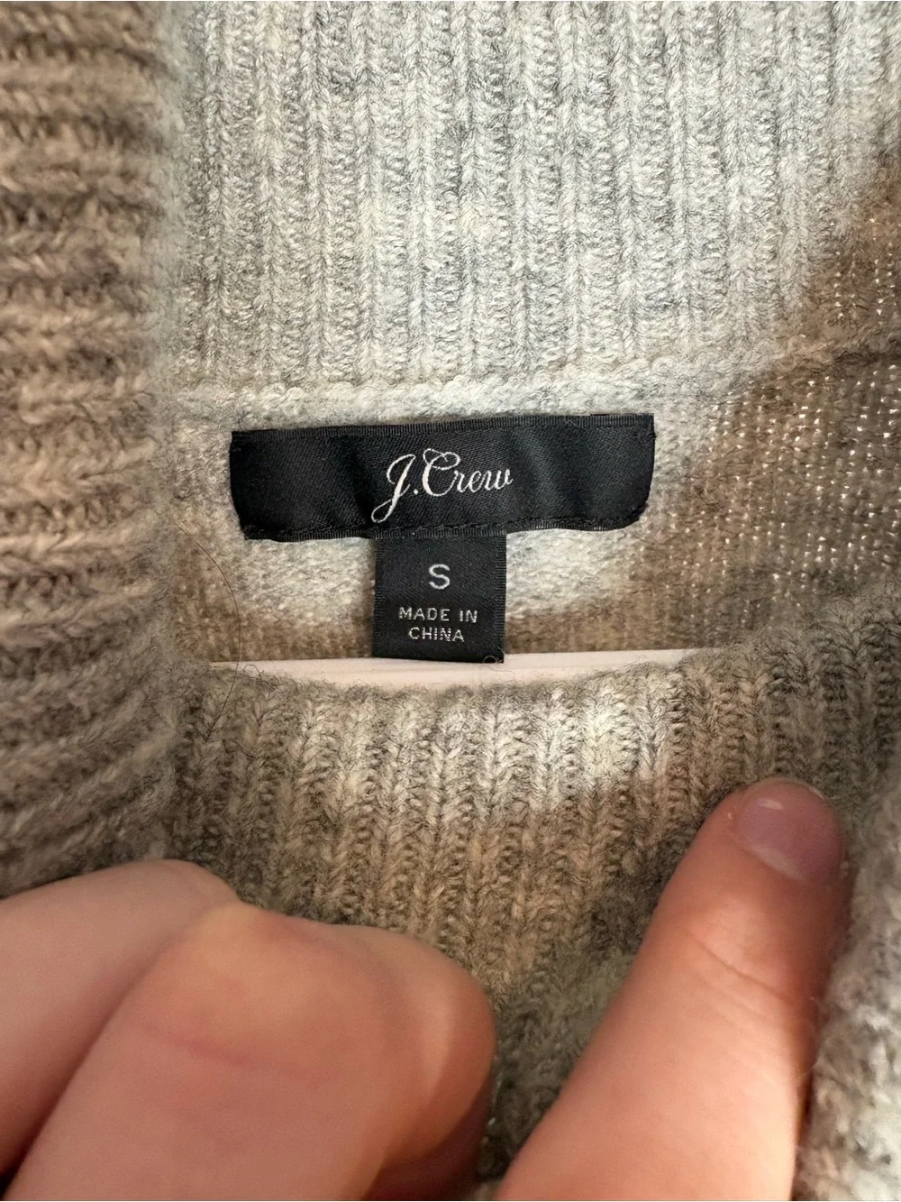Women’s J Crew Gray Turtleneck Sweater